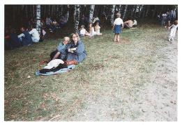 z Agnieszk Osieck | Olsztyn | lata 90. | fot. z archiwum Magdy Umer